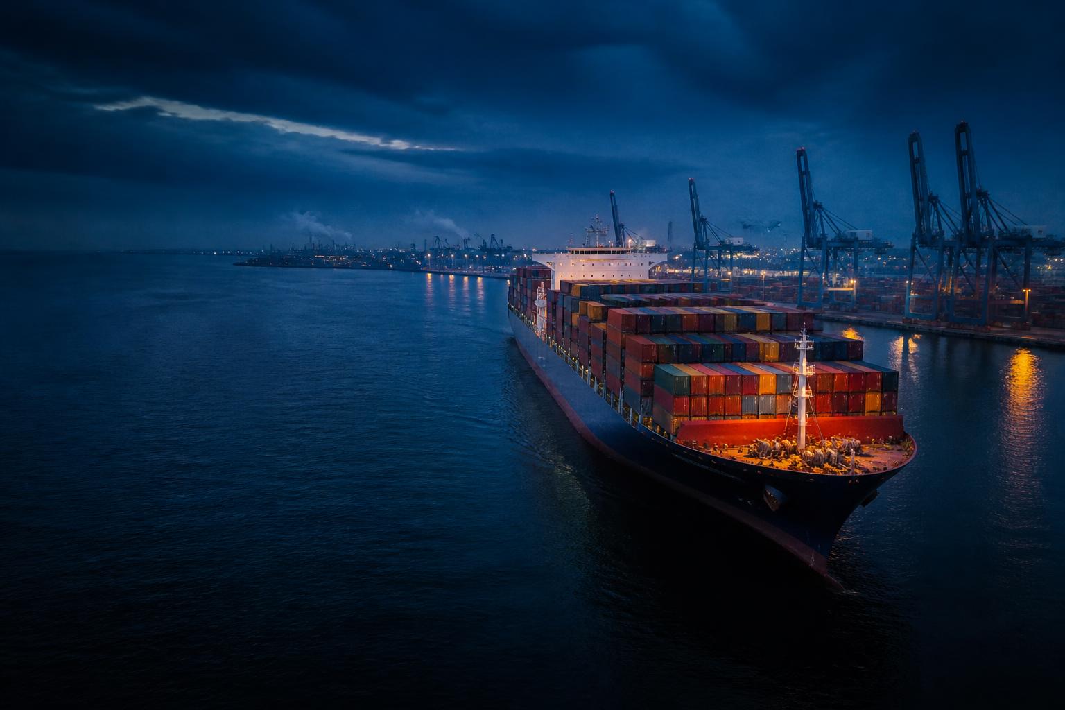 Container ship — TradeShield compliance